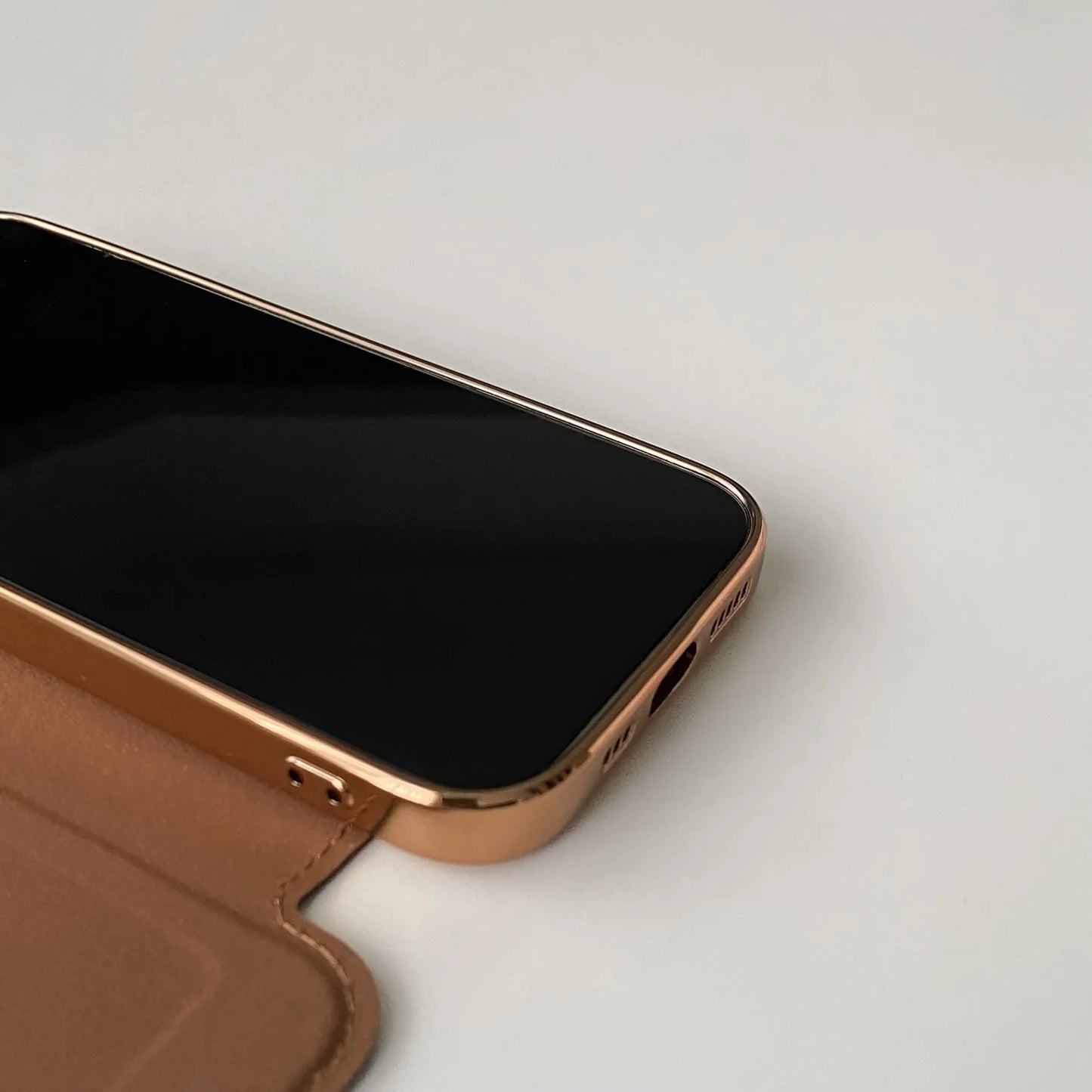 New Personalized Leather Textured Flip iPhone Case