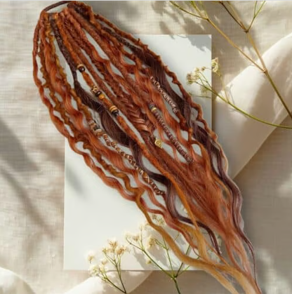 Bohemian Colorfuldirty Elastic Dread ponytail