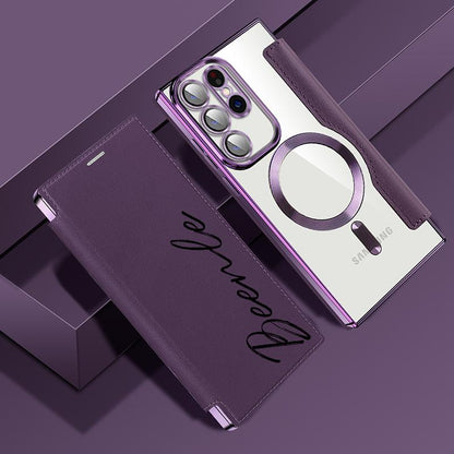 2025 New Personalized Leather Texture Flip Phone Case for Samsung (2 Free Shipping)