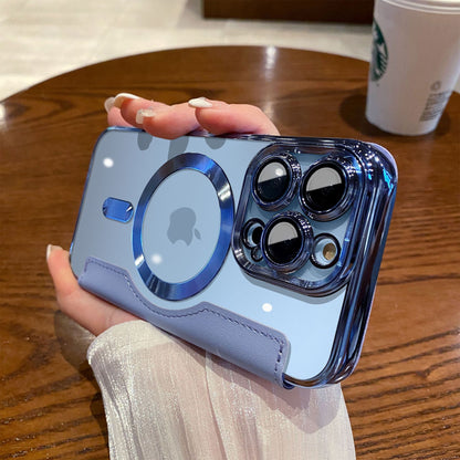 New Personalized Leather Textured Flip iPhone Case