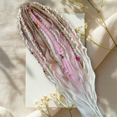 Bohemian Colorfuldirty Elastic Dread ponytail