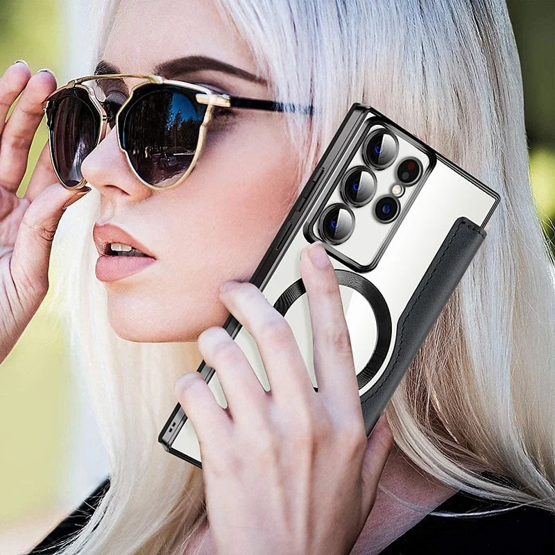 2025 New Personalized Leather Texture Flip Phone Case for Samsung (2 Free Shipping)