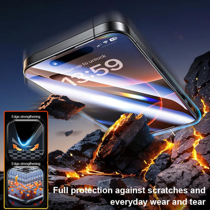 🔥Hot Sale📱2025 New Screen Protector For iPhone -Fingerprint-Proof Dust Free Without Bubbles