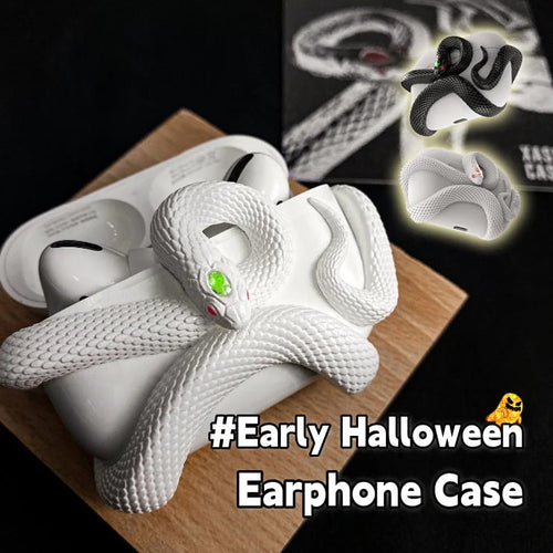 🔥Last Day 49% OFF🔥Creative Horrible Snake Wireless Earphone Case