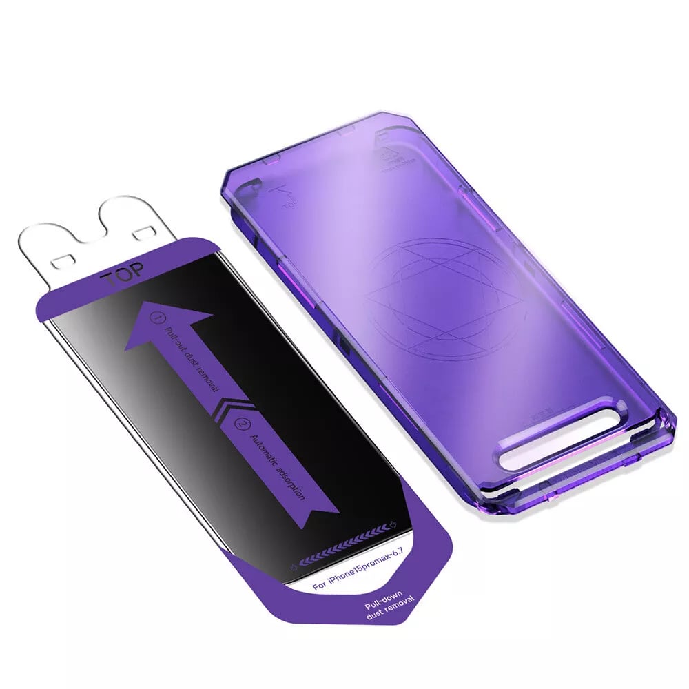 🔥Last Day 49% OFF📱2025 Privacy Tempered Glass Screen Protector For iphone- Dust Free Without Bubbles