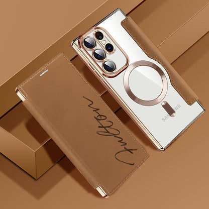 2025 New Personalized Leather Texture Flip Phone Case for Samsung (2 Free Shipping)