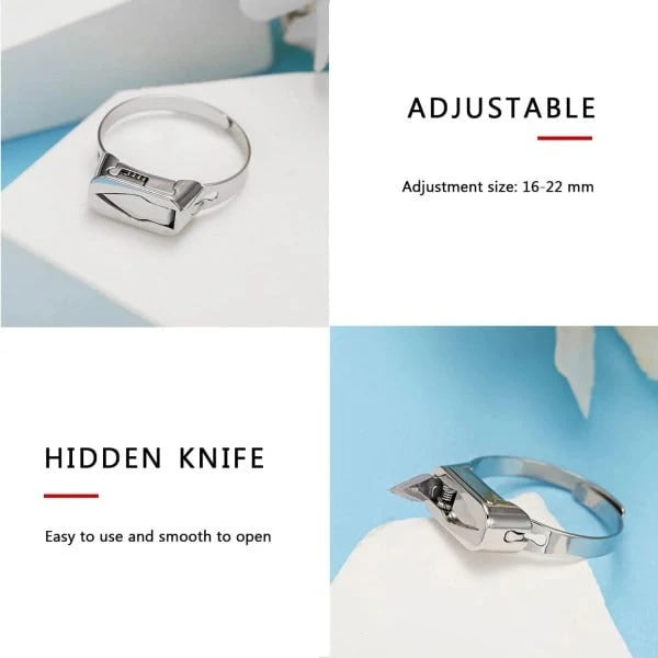 🔥Last Day 49% OFF🔥Stainless Steel Survival Self Defense Ring