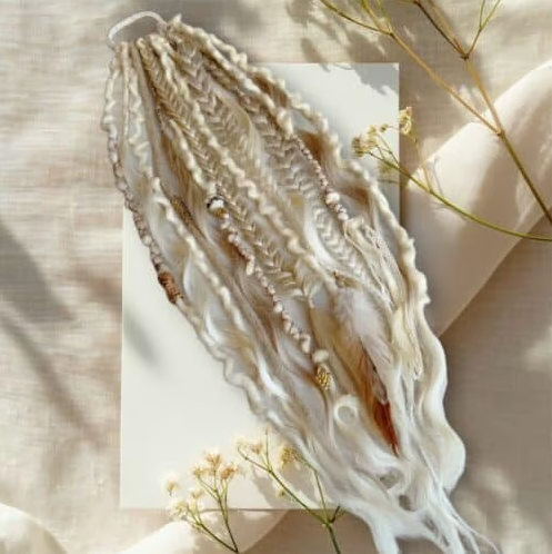 Bohemian Colorfuldirty Elastic Dread ponytail