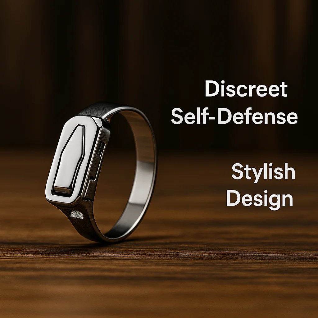 🔥Last Day 49% OFF🔥Stainless Steel Survival Self Defense Ring