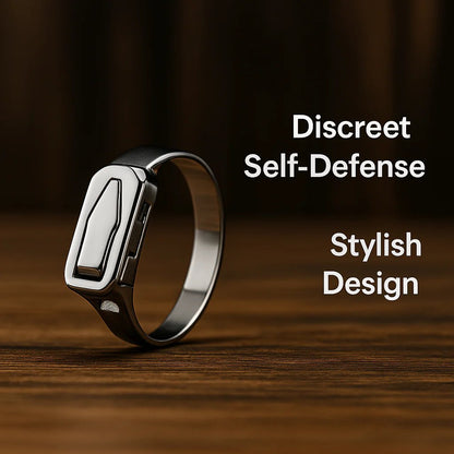 🔥Last Day 49% OFF🔥Stainless Steel Survival Self Defense Ring