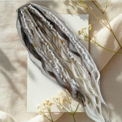 Bohemian Colorfuldirty Elastic Dread ponytail