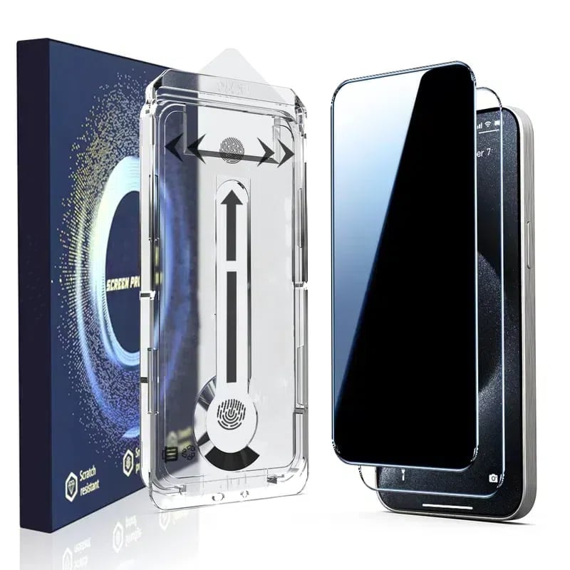 🔥Hot Sale📱2025 New Screen Protector For iPhone -Fingerprint-Proof Dust Free Without Bubbles