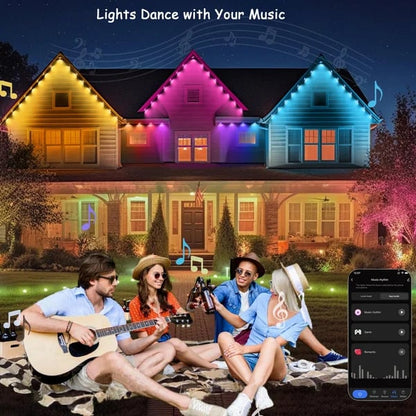 ⚡Black Friday Special Sale 49%OFF - Smart Rainbow LED Permanent Outdoor Light - Smartlight 🎁