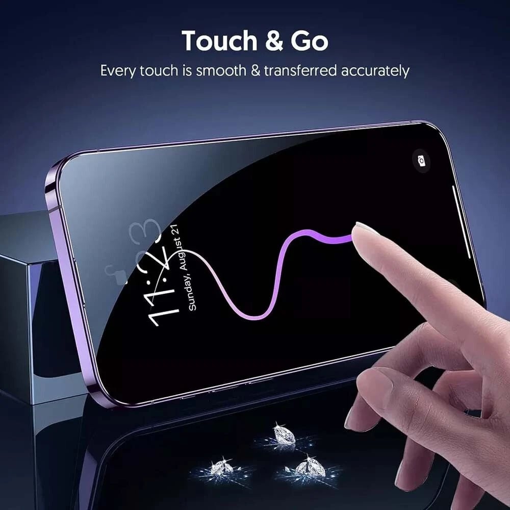 🔥Last Day 49% OFF📱2025 Privacy Tempered Glass Screen Protector For iphone- Dust Free Without Bubbles