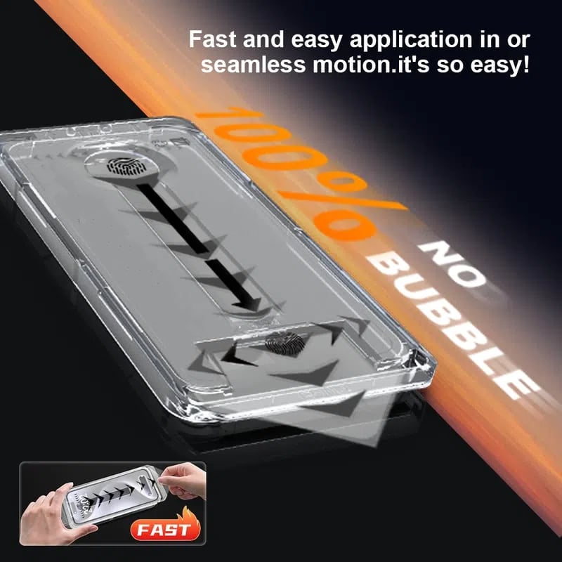 🔥Hot Sale📱2025 New Screen Protector For iPhone -Fingerprint-Proof Dust Free Without Bubbles