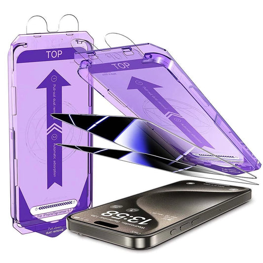 🔥Last Day 49% OFF📱2025 Privacy Tempered Glass Screen Protector For iphone- Dust Free Without Bubbles