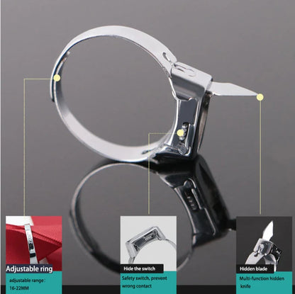 🔥Last Day 49% OFF🔥Stainless Steel Survival Self Defense Ring