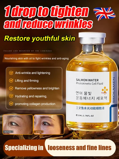 🔥Flash Sale⚡ 50K+ SOLD! Salmon Water Light Anti-Wrinkle Essence